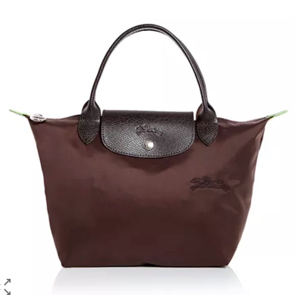 MOCHA Longchamp Le Pliage Green Small Tote